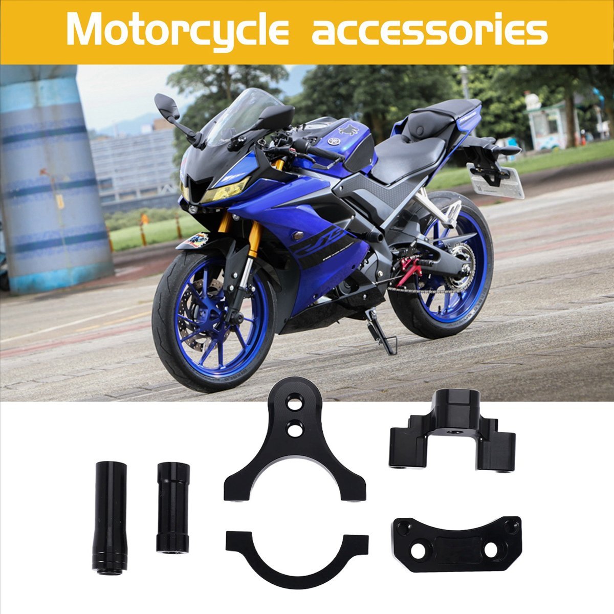 Steering Damper Stabilizer Kit Cnc - Super Promoção: Kit de Suporte para
