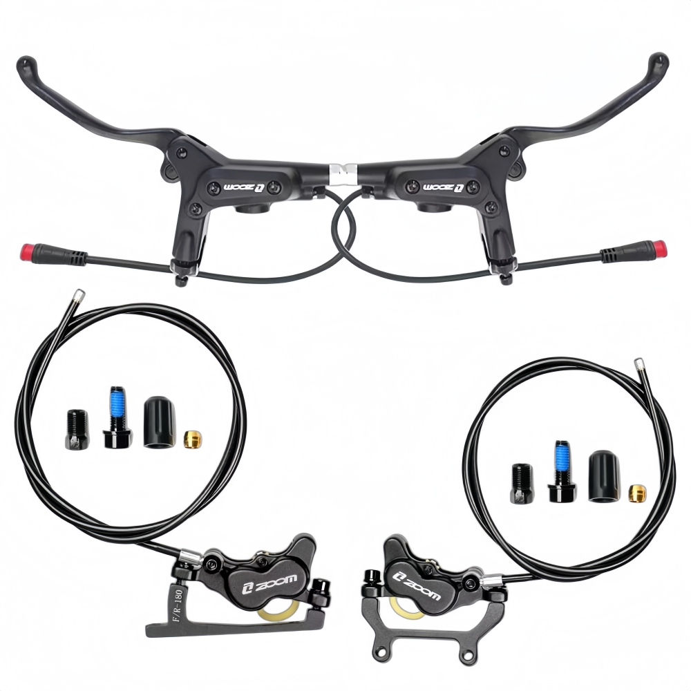 Zoom Hydraulic Brake 4 Piston E-Scooter - Conjunto de Freios a Disco Hidráulicos