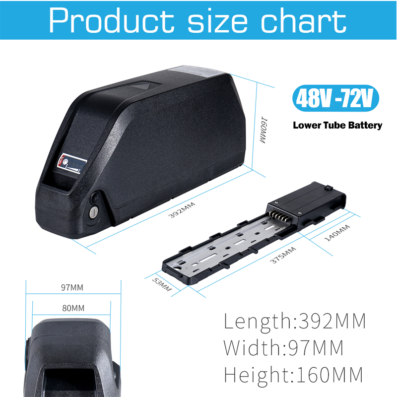 Bateria para E-Bike 52V 50AH 2 - 60V 30Ah 21700 Battery Pack avaliação e preço