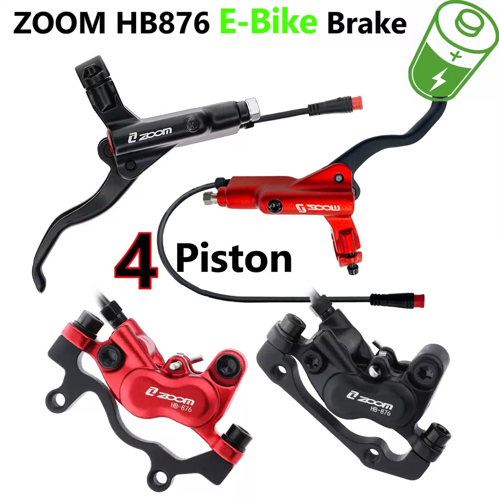 Zoom HB-876E e-bike conjunto d - Zoom Hydraulic Brake 4 Piston E-Scooter avaliação e preço