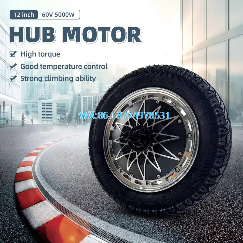 Kit de Motor de Cubo de 12 Pol - 60V 5000W Brushless Hub Motor avaliação e preço
