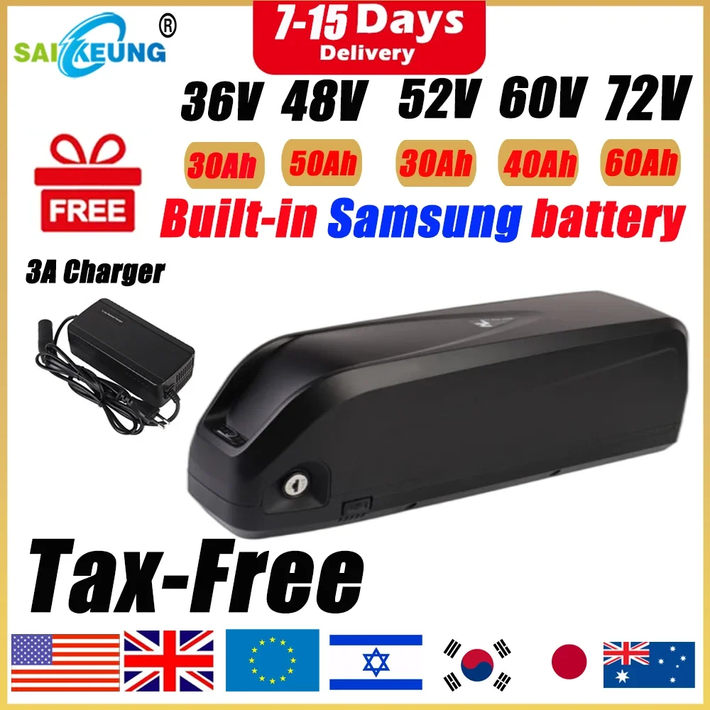 Hailong Polly 48V 52V 60V 36V  - 60V 30Ah 21700 Battery Pack avaliação e preço
